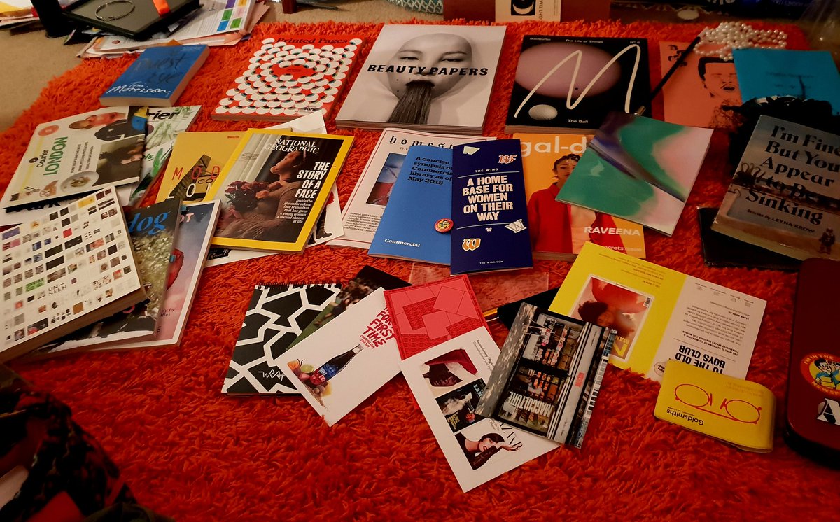 gamberra_'s tweet photo. Print aint dead... possibly because I spend all my money on it #MODMAG18 https://t.co/JypO4rXfI8