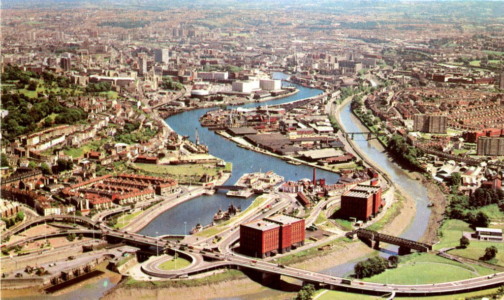 Opened on April 14th 1965, The Cumberland Basin was the first multi-level interchanged in the city. As well as having to deal with the River Avon and the floating harbour, the junction also links the A4, A3028 and the A370 to the city centre. #Bristol #BristolFacts