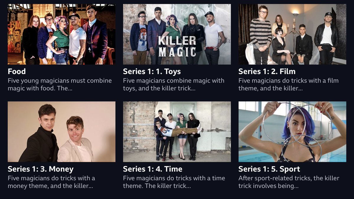 JaszVegas's tweet photo. Have you watched #KillerMagic on @BBCiPlayer yet?! What’s your favourite episode? Mine is Toys, I absolutely love the trick I performed in that episode! 🏎💀 https://t.co/7In1i5GKNx