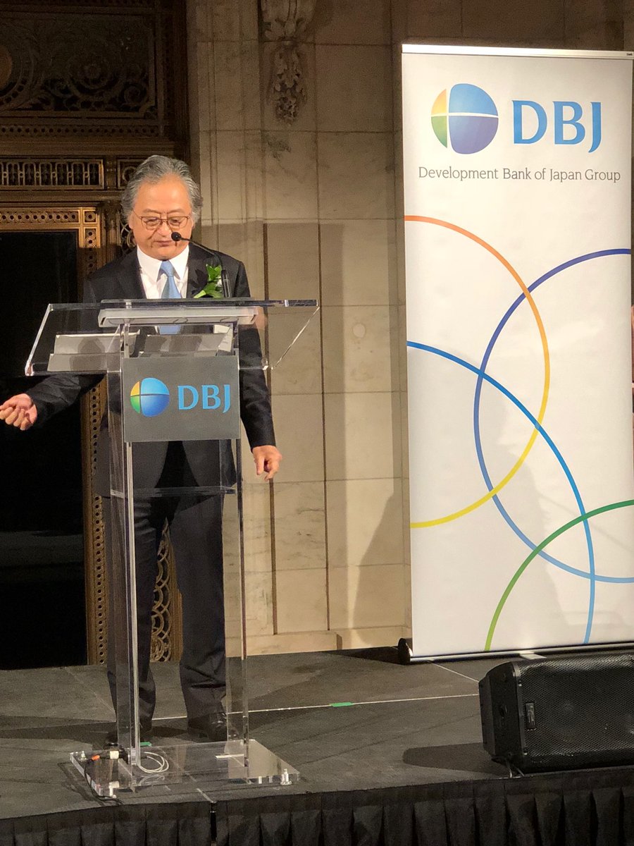 ThierryDeau's tweet photo. Happy to attend inauguration of #dbjamericas in NYC #developmentbankofjapan long term partner of @meridiam_news to #investforthecommunity https://t.co/MdMxOkybGq