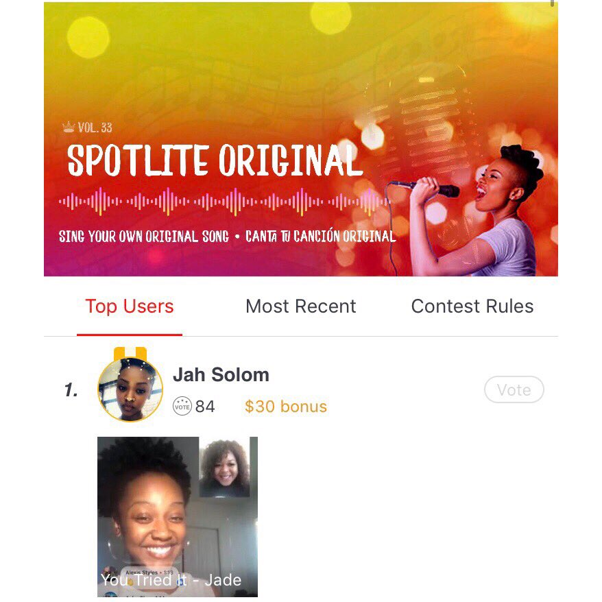 SpotliteApp's tweet image. 🎉Congratulations to #SpotliteApp user Jah Solom for winning the ORIGINAL 33 contest.