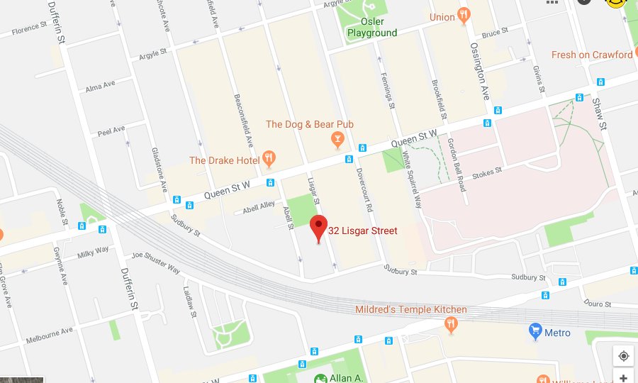 BrGameAudioClub's tweet photo. Upcoming #BreakfastGameAudioClub is next Wednesday November 7th 9AM at our NEW location Gamma Space! Address is 32 Lisgar Street, just a few blocks east of Dufferin and Queen. All are welcome to drop by for some fun game audio chit chat! #GameAudio #GameMusic @GammaSpaceTO https://t.co/XdjrZazmjH