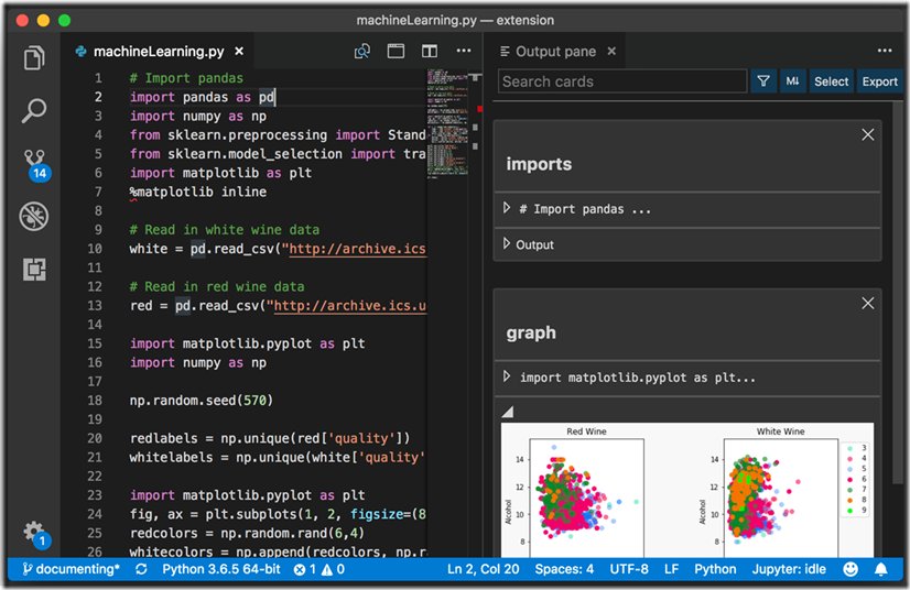 VisualStudio's tweet image. Data Science in #VSCode using Neuron... a new, lightweight, intuitive, extension for those of you incorporating data science into your repertoire as it tightly integrates the visual perks of Jupyter with our amazing cross-platform code editor - msft.social/OV535O