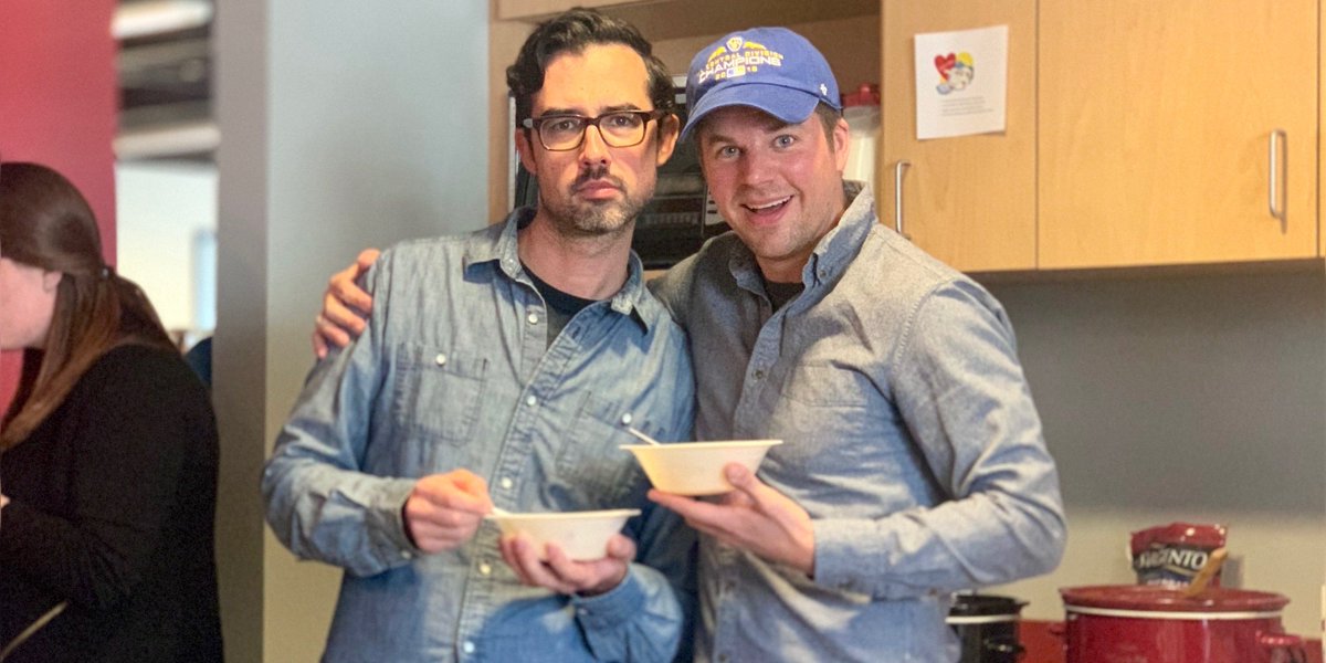 We haven't done this in awhile... #OfficeTwins #Twinning