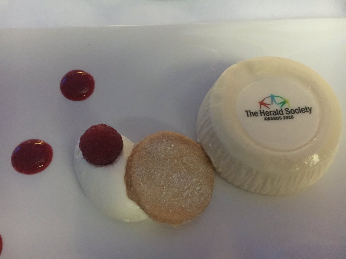 weareReTweed's tweet image. Branded #Pudding @HeraldSociety - #diggingin 🍨