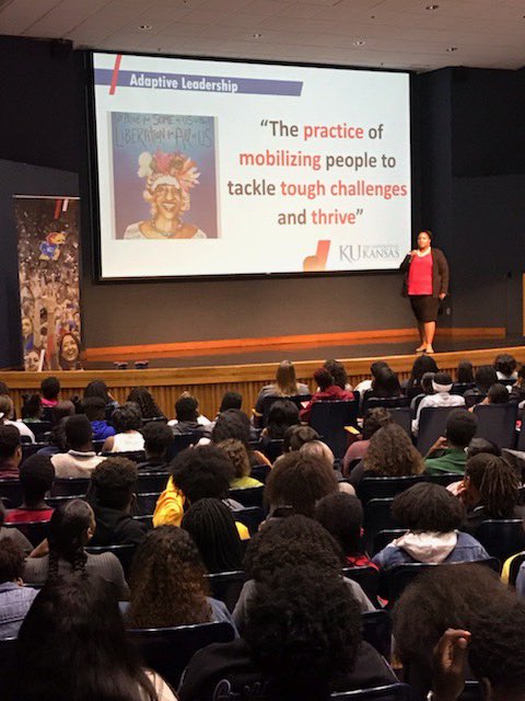 Over fifty PHS students attended today’s Black Leadership Symposium at KU. So proud of our student leaders and excited to see how they use today’s lessons to impact positive change! Thanks to Mr. Richmond, Mr. Grimes, and Mrs. Armstrong for attending as well!