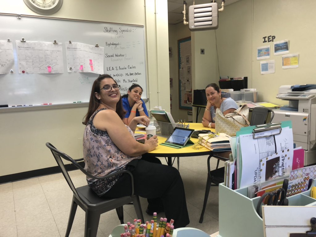 acostacastro10's tweet photo. No internet- no problem! This RT team is ready to go with a hotspot and an iPad! Great work @yaremi71 love my #SPEDsquad because we always get it done! #gladitsback #complianceoverchallanges #teamwork @OfficeofESE @sldInclusion @CoralParkElemS https://t.co/3BeSWzmDEF