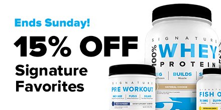 Bodybuildingcom's tweet photo. THIS WEEKEND ONLY...

Save 15% on you https://t.co/udHdXPVpSi Signature favorites! From pre-workout to protein, we have what you need to get results!

https://t.co/Ut8UhqcaxT

#bbcomdeals #bodybuildingcom #BBcomSignature https://t.co/qEjWoTdCkd