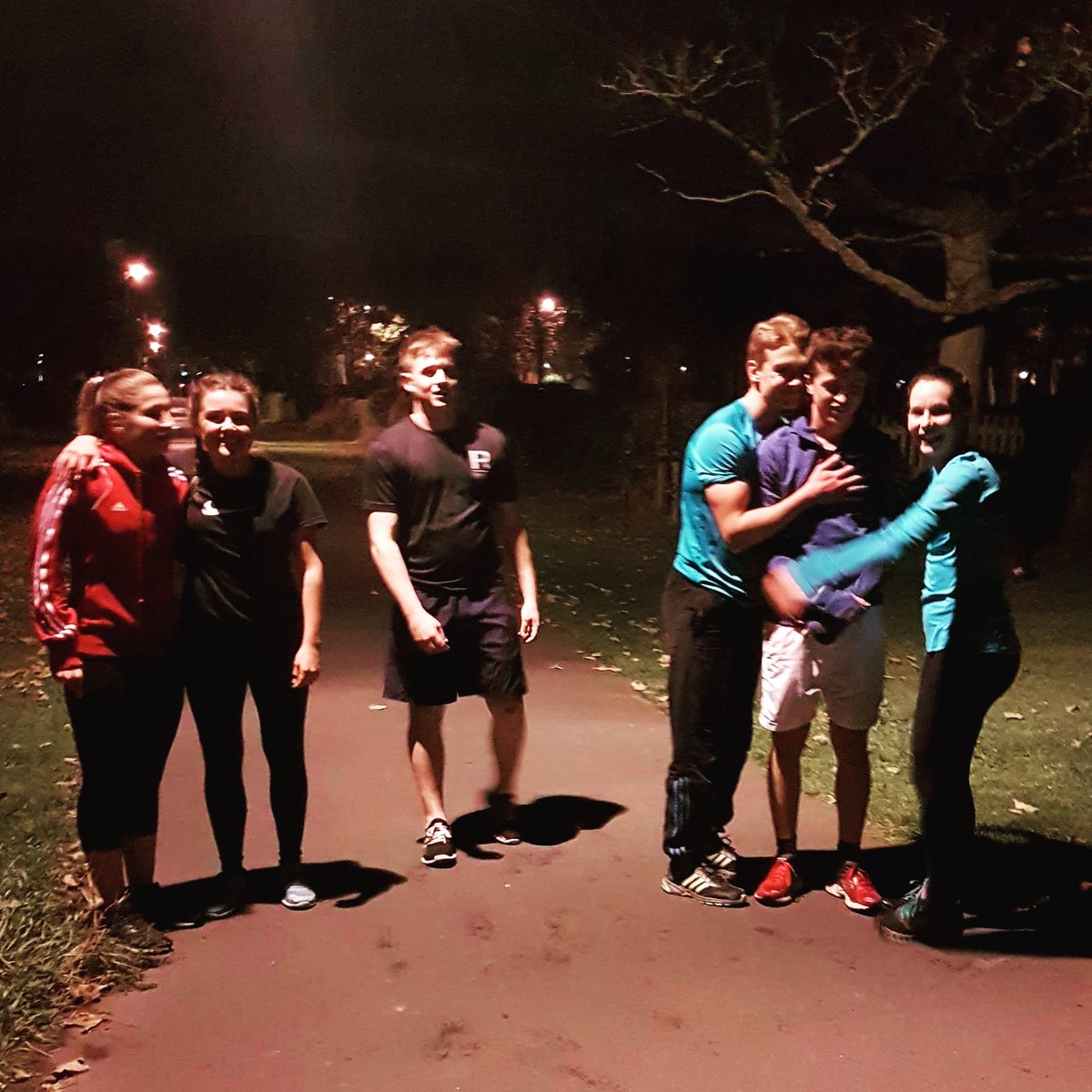 Lots of loving being shared after the fitness session tonight, would be great to see more people at future sessions! #fitness #thursday #hugs