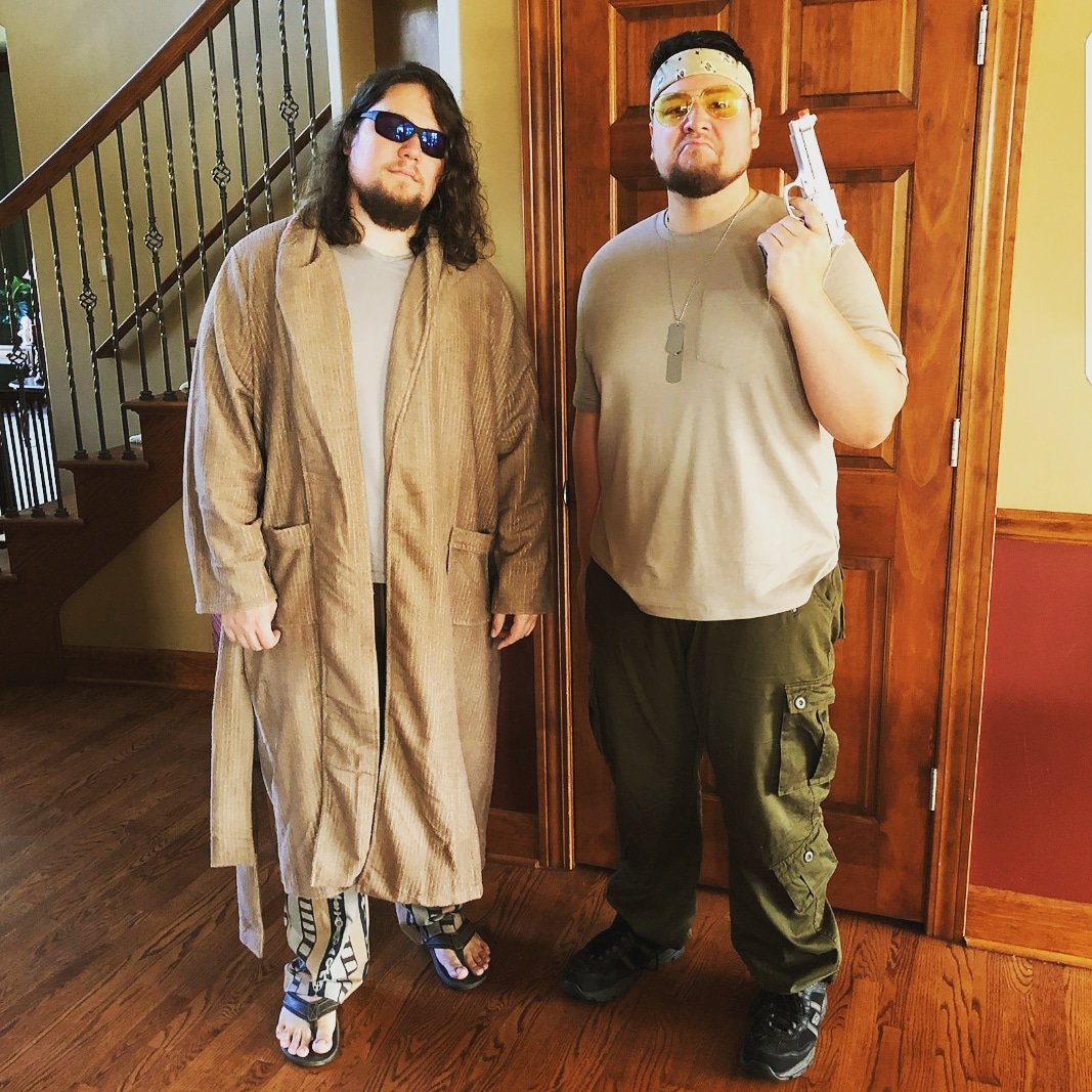 CommonAllies's tweet photo. Had a great time catching Ween at the Aragon last night, dressed as these two delinquents! #HappyHalloween #ween #TheDudeAbides #TheBigLebowski https://t.co/8zd5KpWCpM
