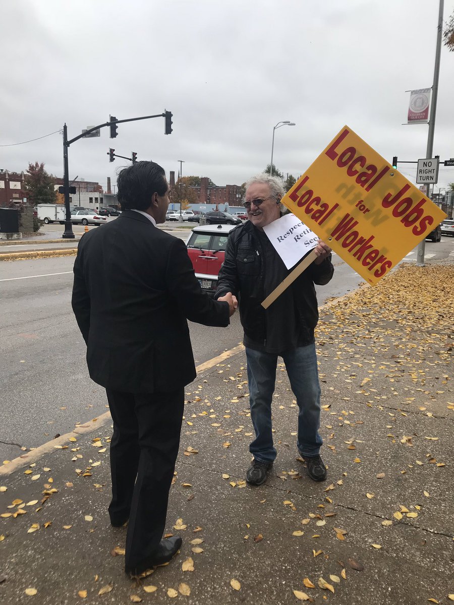 Tanoos2018's tweet photo. I will always stand with working men and women, and I was proud to stand with the IUE-CWA Local 808 Retirees Council, retired Whirlpool workers, coal miners, and other hardworking folks of the 8th District in opposition to cutting Social Security, Medicare, and pensions... https://t.co/HKbLiEyd0D