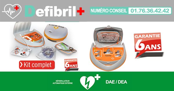 DefibrilPlus's tweet image. N'hésitez pas à nous contacter au 01.7636.4242 pour recevoir le devis pour votre défibrillateur. Kit livré à l'emploi en 24/28h. Proposez l'achat à votre banquier. defibril-plus.com/contact
#defibrillateur #dae #28juin18 #sauverdesvies #capeutaussivoussauver #cardiaid #defibrilplus