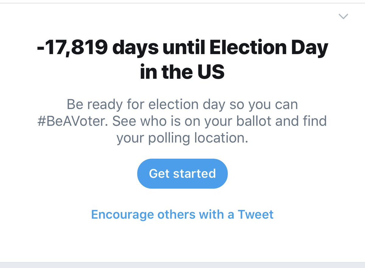GreatOKRs's tweet photo. 2018Q4 - Twitter Public Relations
Objective: Promote healthy civic engagement
KR: Notify US users of election day with 100% accuracy.
Grade: [PENDING MANAGEMENT MEETING AT 9AM, BRING OFFICE BADGE] https://t.co/Ka4lbcbXLf