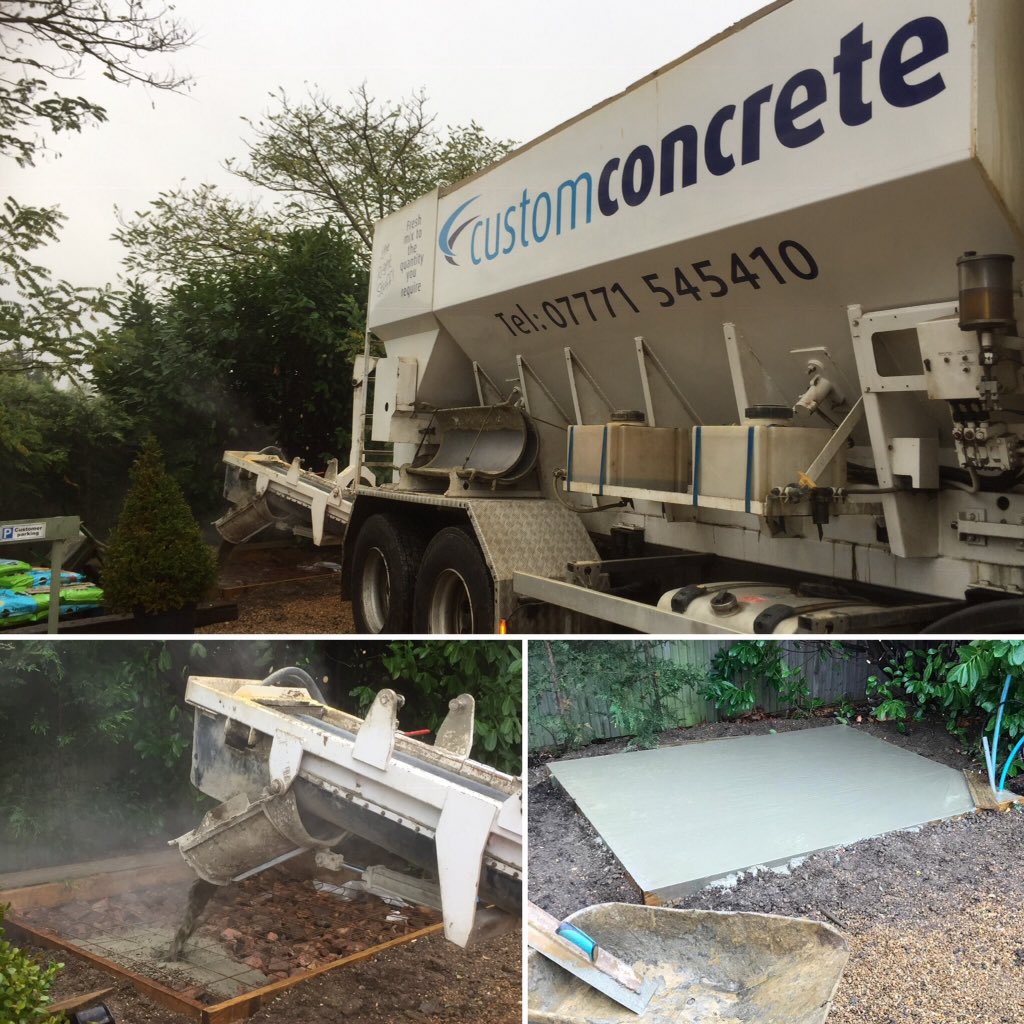 GGrafters's tweet photo. Hassle free and efficient service from @1customconcrete today. Cheers guys!๐๐ผ #timesaving #concretebase #jobdone https://t.co/P5sujfgZrZ