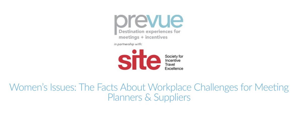 SITEGlobal's tweet image. Prevue &amp;amp; SITE are collaborating to bring you this webinar on November 15th: Women’s Issues: The Facts About Workplace Challenges for Meeting Planners &amp;amp; Suppliers.

Register: bit.ly/2EBXYUw