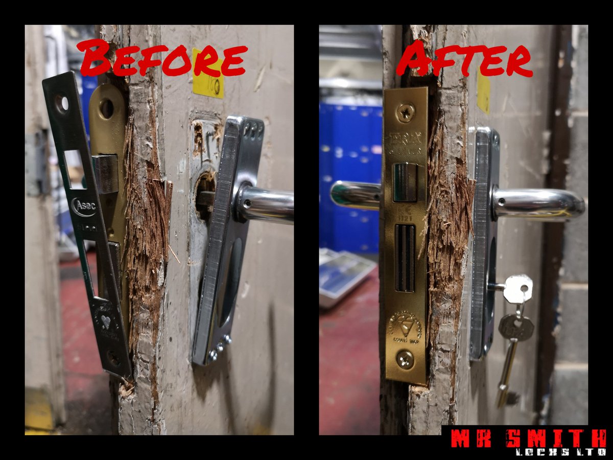 MrSmithLocksLtd's tweet photo. Sometimes you just have to make things more secure, the door has clearly been mistreated in the past - #locksmith #leeds #Era #sashlock #PB #handles #door #security #cantpolishaturd https://t.co/jtiTocKgfh https://t.co/SzvxBT5c2w