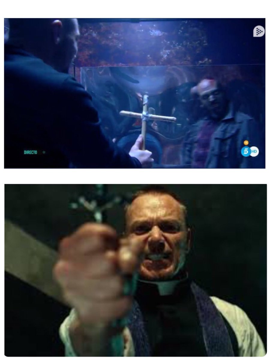 The Exorcist en GH! Con una cruz de palo! #GHVIPGala8