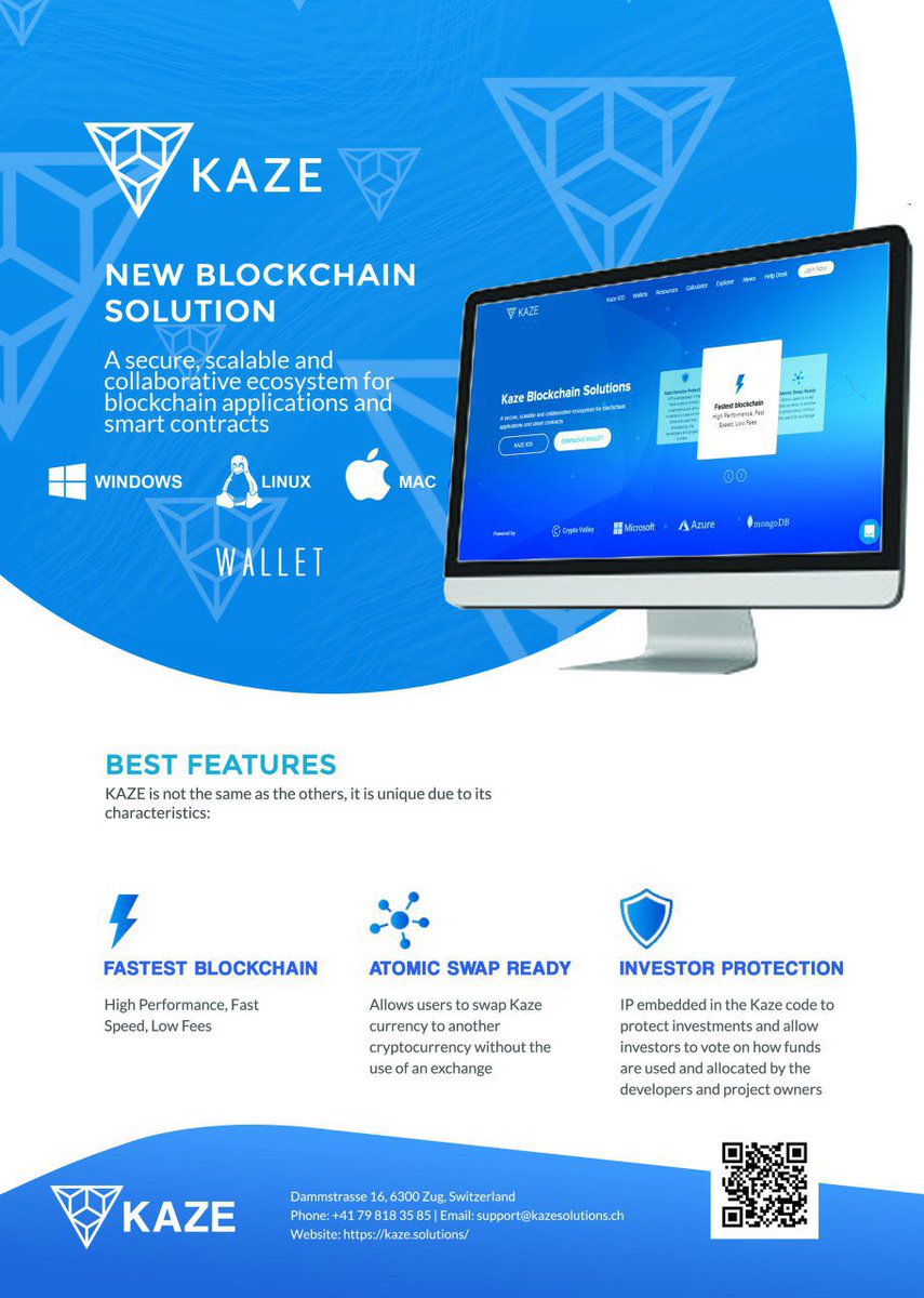 SolutionsKaze's tweet photo. We are happy to announce the winning artworks of the graphic design contest created with the Kaze features. Congrats to the winners!                                                

PLACE 1                              

#kazeblockchainsolutions #blockchain #technology https://t.co/XqYOO3zulO