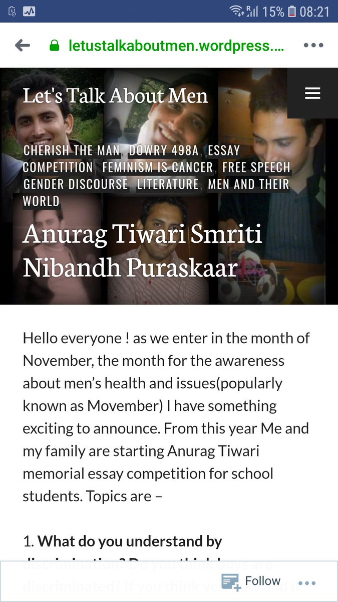 jyotiTpandey05's tweet photo. https://t.co/sqaEnwMvVY kindly RT so that it reaches school children and teachers ....
#letstalkaboutmen #movember #menwellbeing #MenToo https://t.co/rXdU1Nga8T