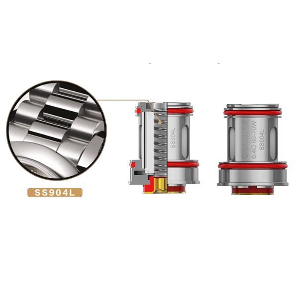 VapeLifeConnect's tweet photo. Just Pinned to Vape: Uwell Crown IV Dual SS904L Replacement Coil - 4pcs/Pack https://t.co/q1MFSQn7kA https://t.co/Q9CPkm5gtg