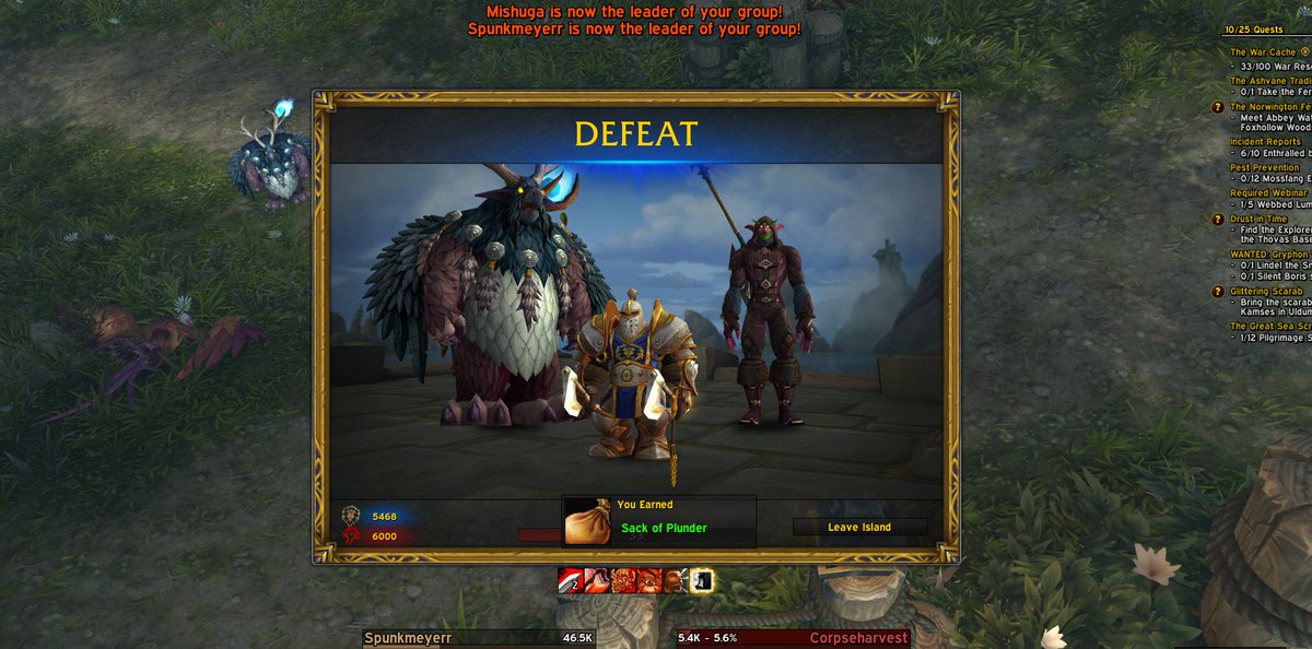 ugg with a pair of 120's and we lost.. omg maybe its time for bed, I feel such shame for loosing to the AI #Warcraft