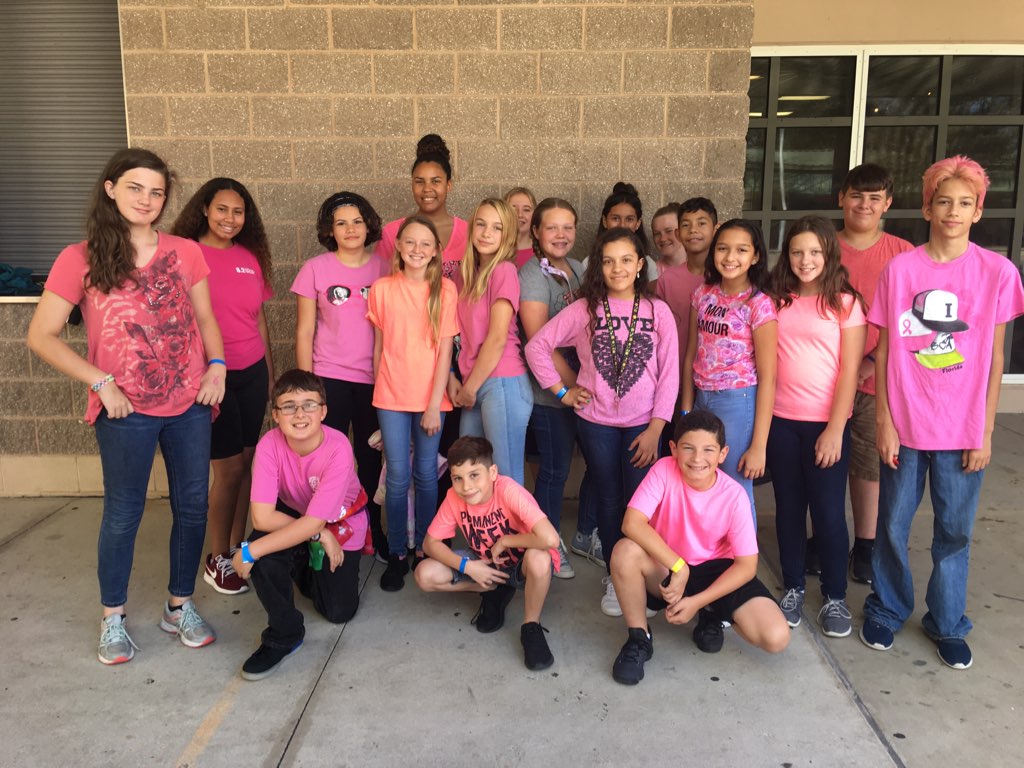 Sharonbrownpro1's tweet photo. Think Pink Day!
Heritage Middle School students show their support for family and friends who are breast cancer survivors and for those who are still in the fight!
Heritage Eagle's Soar!
@NicoleStetson4 @mnoatis @JClark76225492 @HMS_Eagles https://t.co/jhohGeC3El