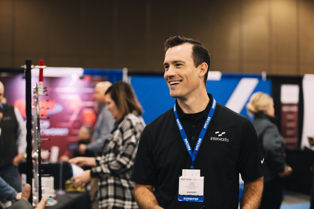 interworks's tweet photo. Our #InterWorks team had the best time talking #IT at #InnoTechOK today. Catch these smiling faces next time around! https://t.co/g3uYyKUDJ1