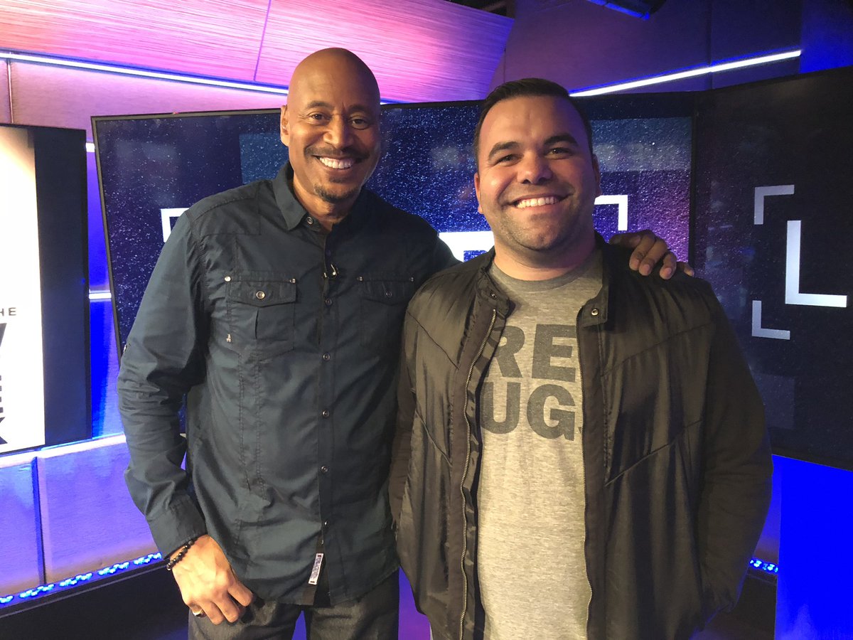 Just stopped by the <a href="/OfficialLivePD/">Live PD on A&E</a> studio and ran into a couple guys. <a href="/Sean_C_Larkin/">Sean Larkin</a> and @TomMorrisJr1