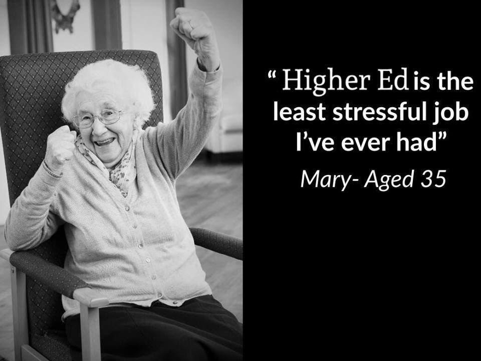 HumanOfHigherEd's tweet image. Do we tell her?