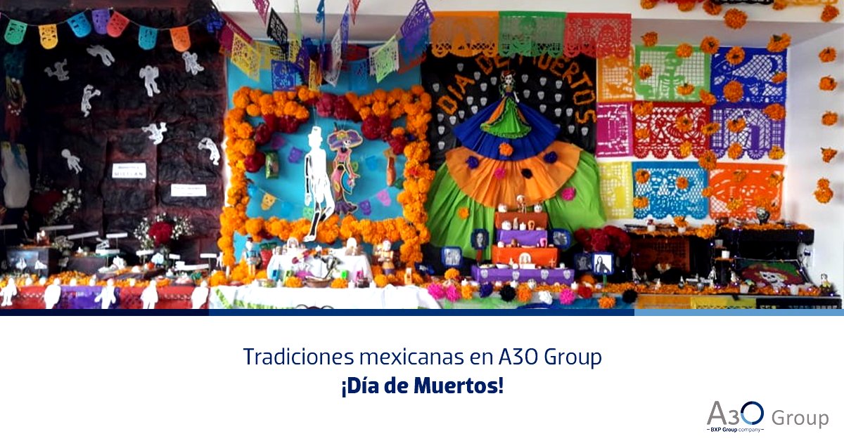 A3OGroup's tweet photo. En A3O Group mantenemos vivas las tradiciones mexicanas. Les deseamos a todos un gran día de muertos. https://t.co/PNFRFdVpMn