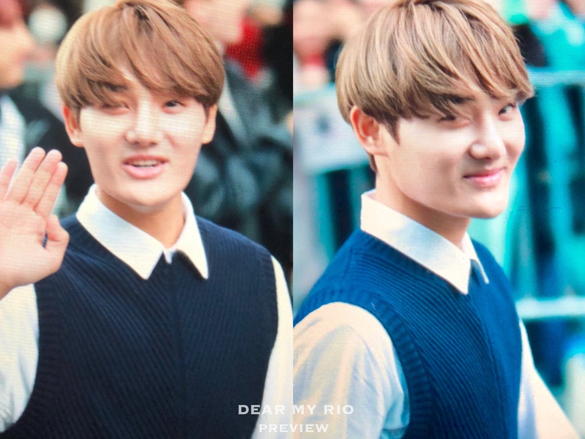 DEARMY716's tweet photo. 💗181102 뮤직뱅크 출근 프리뷰💗
 
굿모닝🌤 아침부터 고생했어😌
오늘도 파이팅하쟈(•̀ᴗ•́)و

#리오 #원포유 #RIO #14U #リオ #ワンフォーユー 
@14U_JP @14U_official_ https://t.co/5S4NqzjNQA