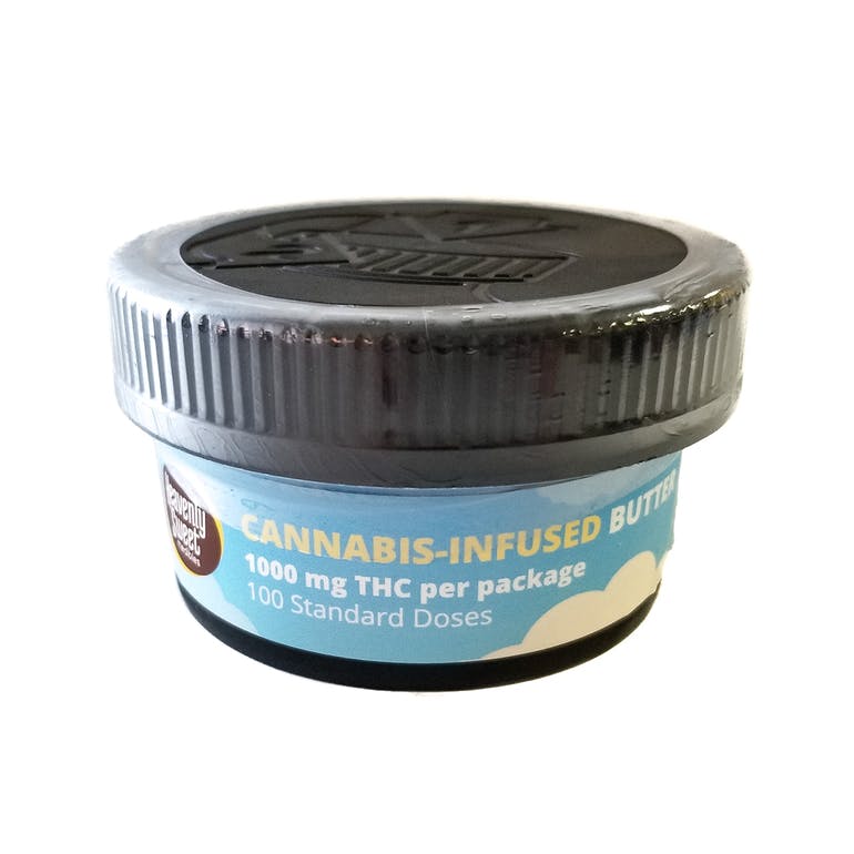 hemphopstation's tweet photo. Deliciously creamy real-dairy cannabutter with a hearty 1000mg. lab-tested sativa-dominant hybrid cannabis, ready to prepare your own Heavenly creations. https://t.co/qpl0NOhDNV