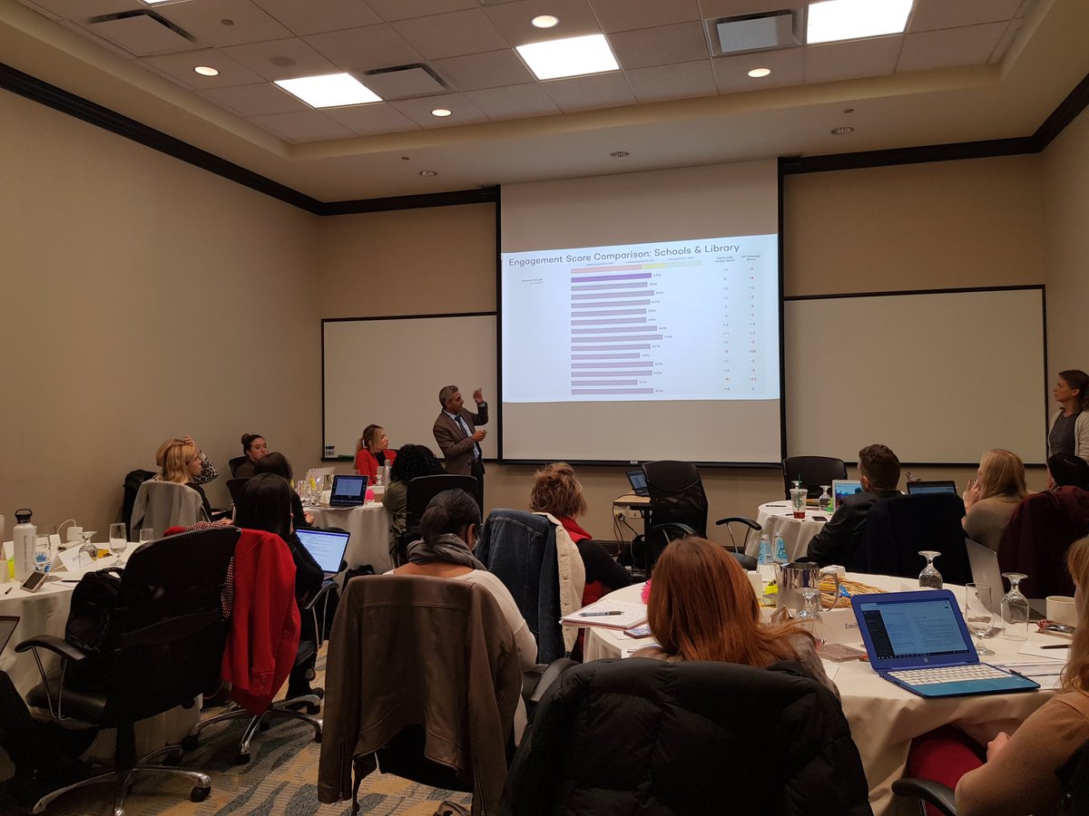 katerinabohlec's tweet photo. Still a very engaged audience of #msloc455 students. Samir answering students questions about #culture #engagement and how do you pull up such a survey. What to communicate to whom? @piwenlooi @NU_MSLOC @JeffMerrell https://t.co/gpdVsTzPyp