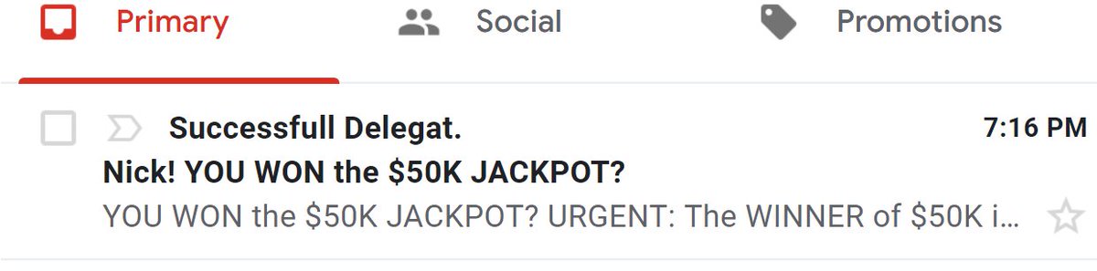nickbunyun's tweet photo. dont you love it when you win $50,000 without even entering a raffle? #MUSTBEREAL https://t.co/4QluTR7QHs