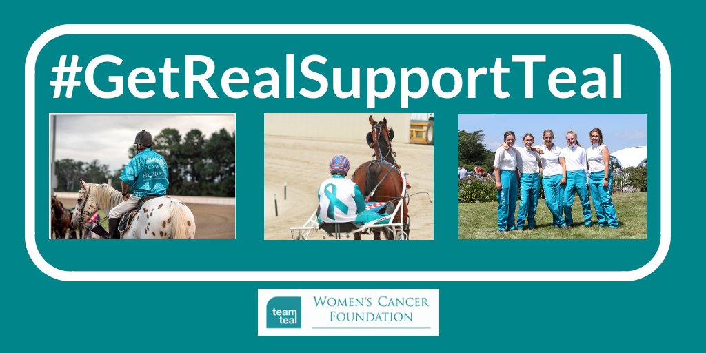 Are you planning a Team Teal Fundraiser or require information about the campaign - please touch base with us. 
#GetRealSupportTeal
#harnessracing
#ovariancancer
#reinswomen
#gynaecancers