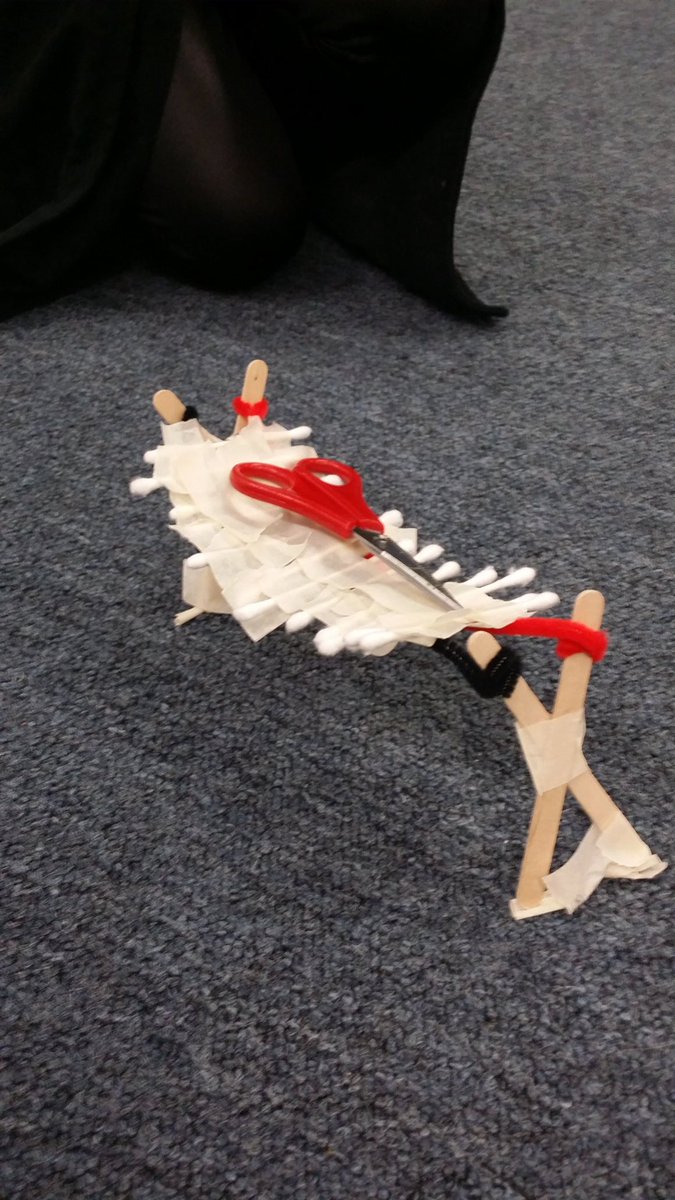 JLaFehr's tweet photo. Constructing a bone bridge! Halloween Stem @jasongribble @gianina_meli @RCSDPIRATES https://t.co/8dUJnqwPNB