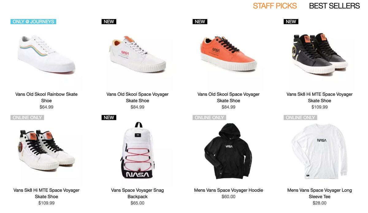 journeys nasa vans