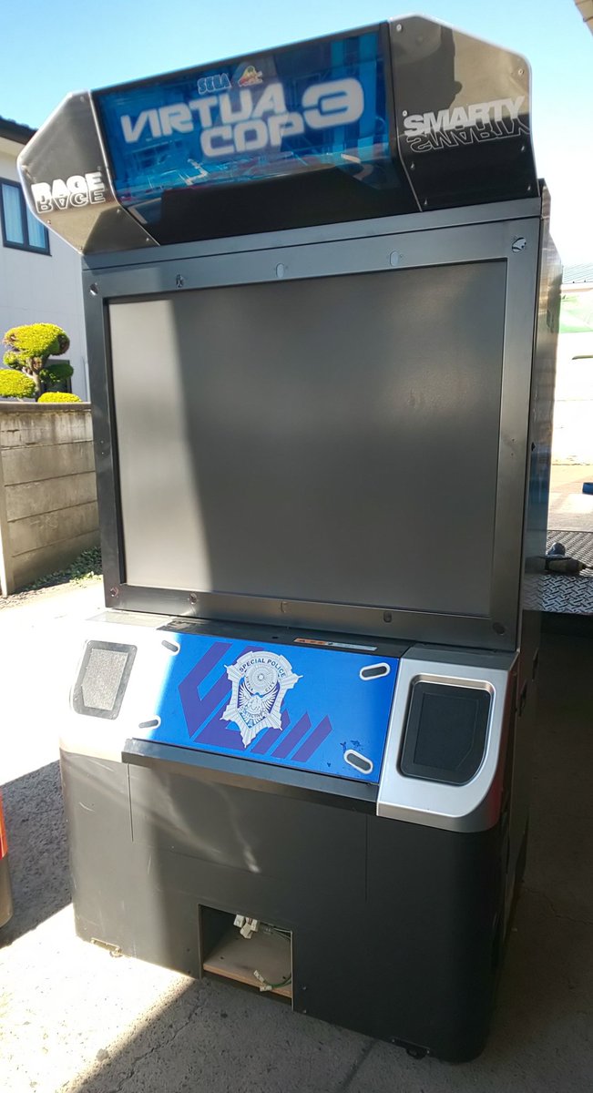 SEGA バーチャコップ3 タイトルパネル アーケード ゲーム 筐体パーツ セガ