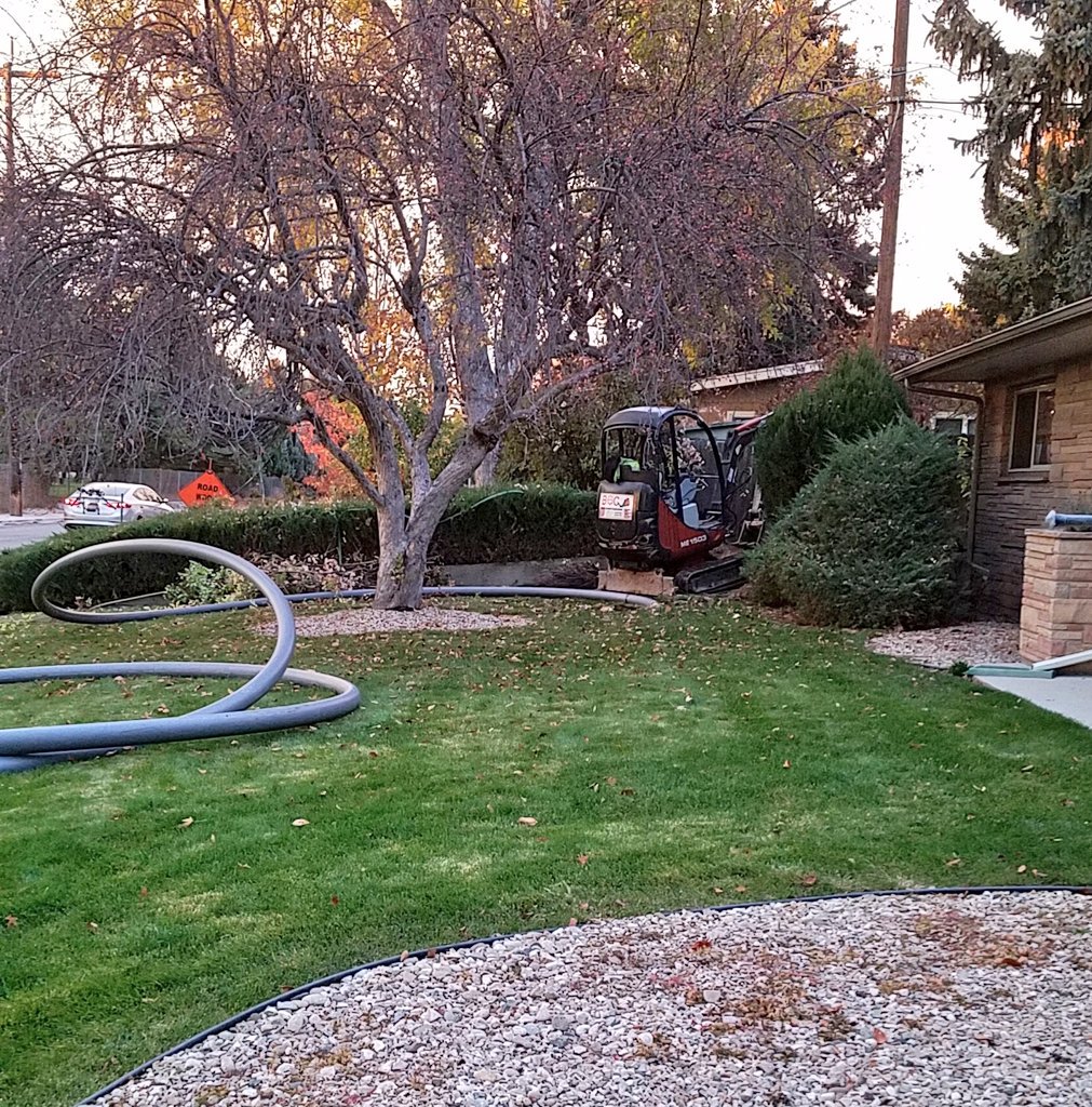 tweetavant's tweet photo. This is how @CenturyLink left our front yard today. I wonder if they treat their customers with the same care and respect? 🤔 https://t.co/5EJmB3FJC2
