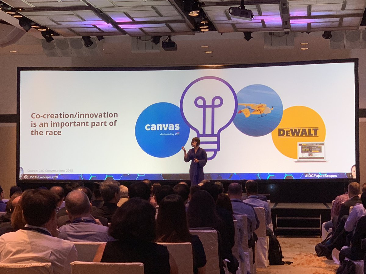 lllamzon's tweet photo. Co-creation and co-innovation is an important part of the Race to Reinvent. Special mention for the DHL Parcelcopter #IDCFutureScapes https://t.co/ktEkwSF1gn