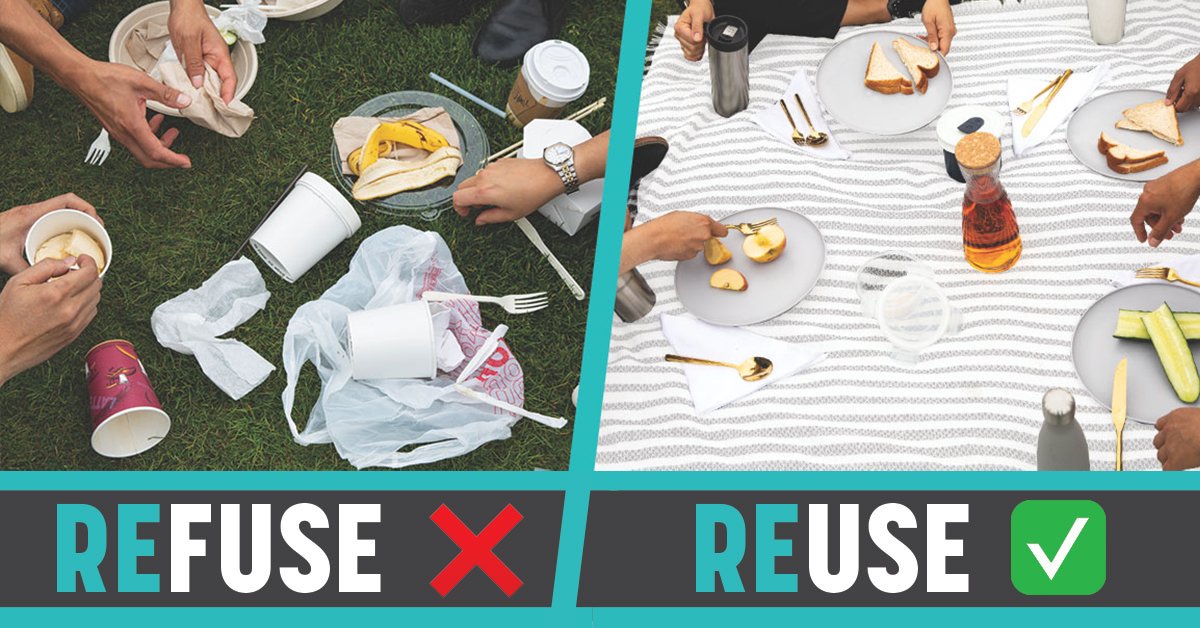 SFEnvironment's tweet image. Let&apos;s put an end to single-use waste.
❌ Refuse trashy plastic.
✅ Reuse with style.
➡️ RefuseReuse.org 
#RefuseReuse #SFThingToDo