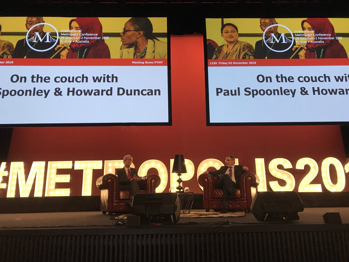 “There is a commitment to make the world a better place; we do it by having academic researchers, governments, and other members of civil society discussing issues in a cooperative rather than a combative way”, <a href="/HowardDuncan2/">Howard Duncan</a>, Executive Head at Metropolis project #Metropolis2018