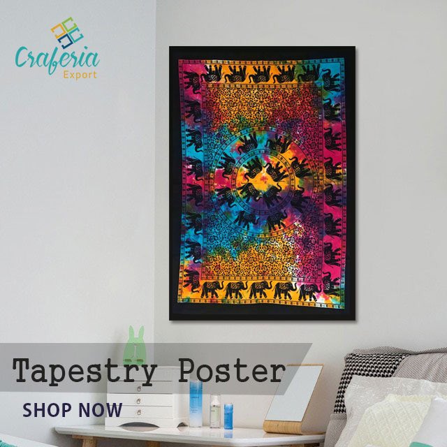 craferiaexport's tweet photo. #craferiaexport #homedecor #wallhanging #singlebedsheet #colourfull #brightcolours #decorative #unique #classy #elegant #designer #artwork #jaipurart #modernart #curtainreplacement #indigenous #ethinic #trendy #fashion #stylish #tapestryposter #eyecandy https://t.co/nSBZzgE4hH