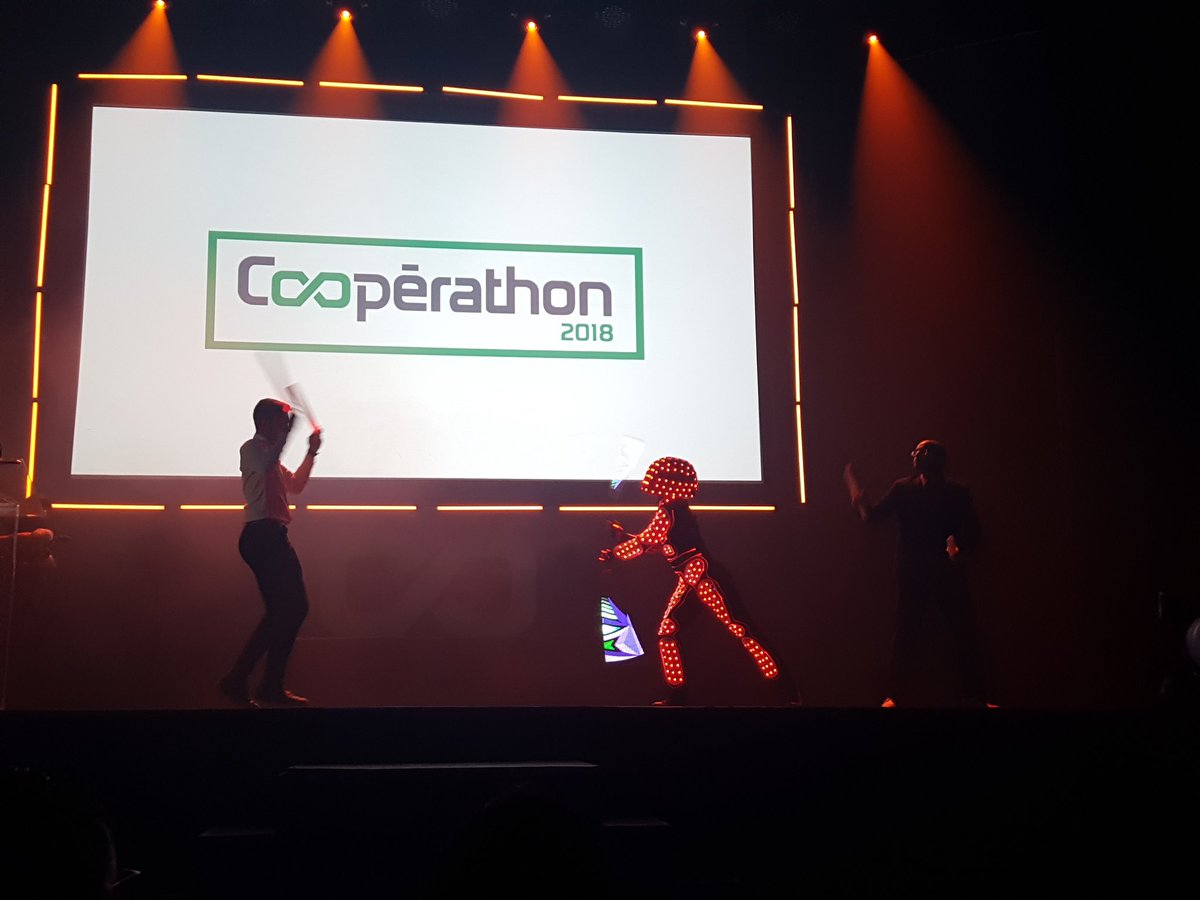 Julien_Bourque's tweet photo. Grande finale du #cooperathon18  Félicitations aux équipes gagnantes, à tous les participants et  🙌 aux organisateurs @cooperathon https://t.co/euqR2a64nh