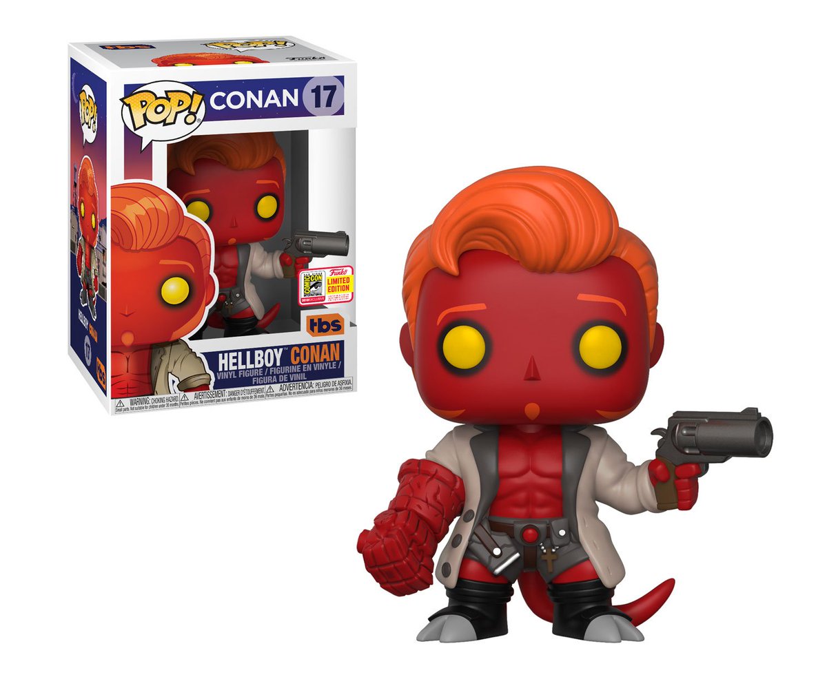 RT & follow @OriginalFunko for a chance to WIN an exclusive Hellboy Conan Pop!