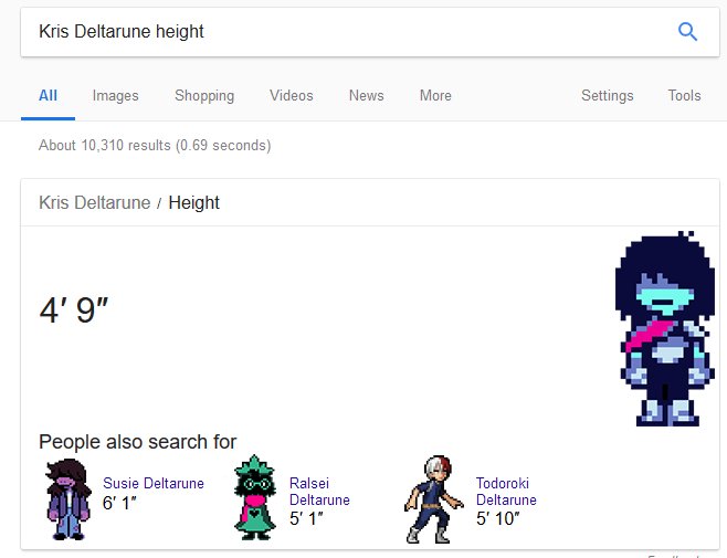 Retweet if you're taller than Kris Deltarune