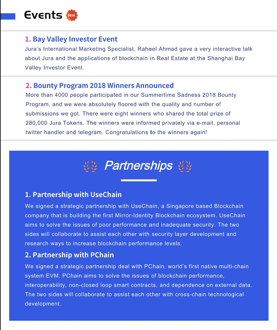 JuraProtocol's tweet photo. We've been hitting our technical and business development milestones! 

Check out our progress update and leave your comments below! 😎

@IrisY_Jura @rahmad657 @digitalarun 
#jura  #decentralization #blockchain #partnerships #Crypto https://t.co/v1zORfTdWH