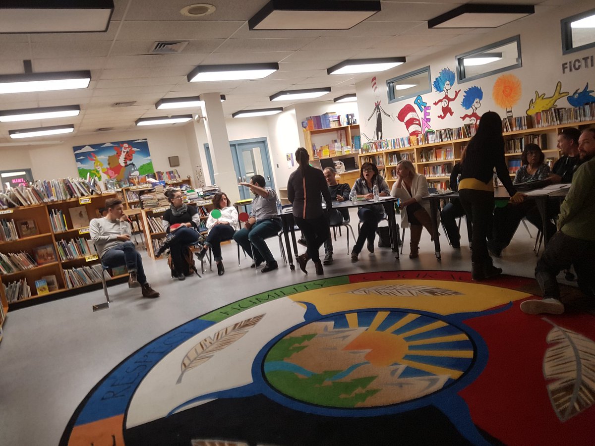 kimsiwak's tweet photo. Disscussing Routman's Examining Beliefs About Reading statements @ #WilliamWhyte & @DL_Cmnty_School #whatdoyoubelieve Want this in PowerPoint form? DM your e-mail. https://t.co/A9kmMeZ2IA