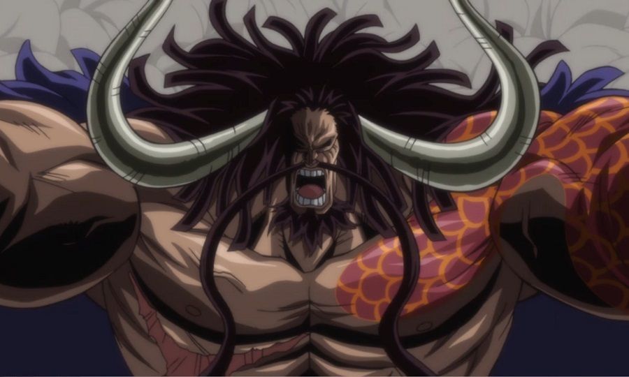 HaiMagazine's tweet photo. Chapter Terbaru One Piece Ungkap Wujud Buah Iblis dari Kaido   https://t.co/iNYdMcNPaa https://t.co/7GyztFMn2A