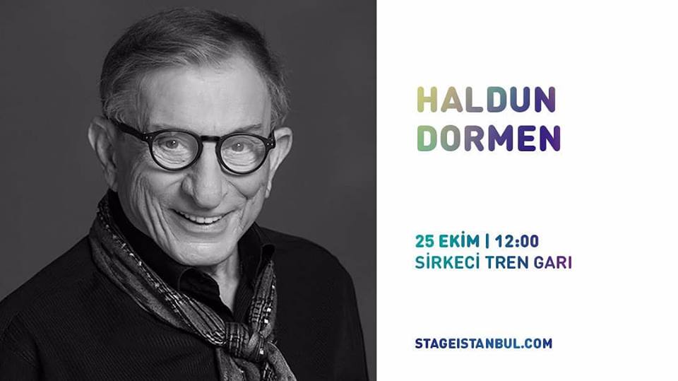 stageinistanbul's tweet photo. @nildaybelday @stageinistanbul ilk yılında yıllarını tiyatroya adamış değerli sanatçı Haldun Dormen'i onur konuğu olarak ağırlıyor. #stageinistanbul #haldundormen #sahne #stage #performans #performance #tiyatro #dans #fuar #organizasyon #istanbul #ankara #izmir #festival https://t.co/C3YAhFEn2a